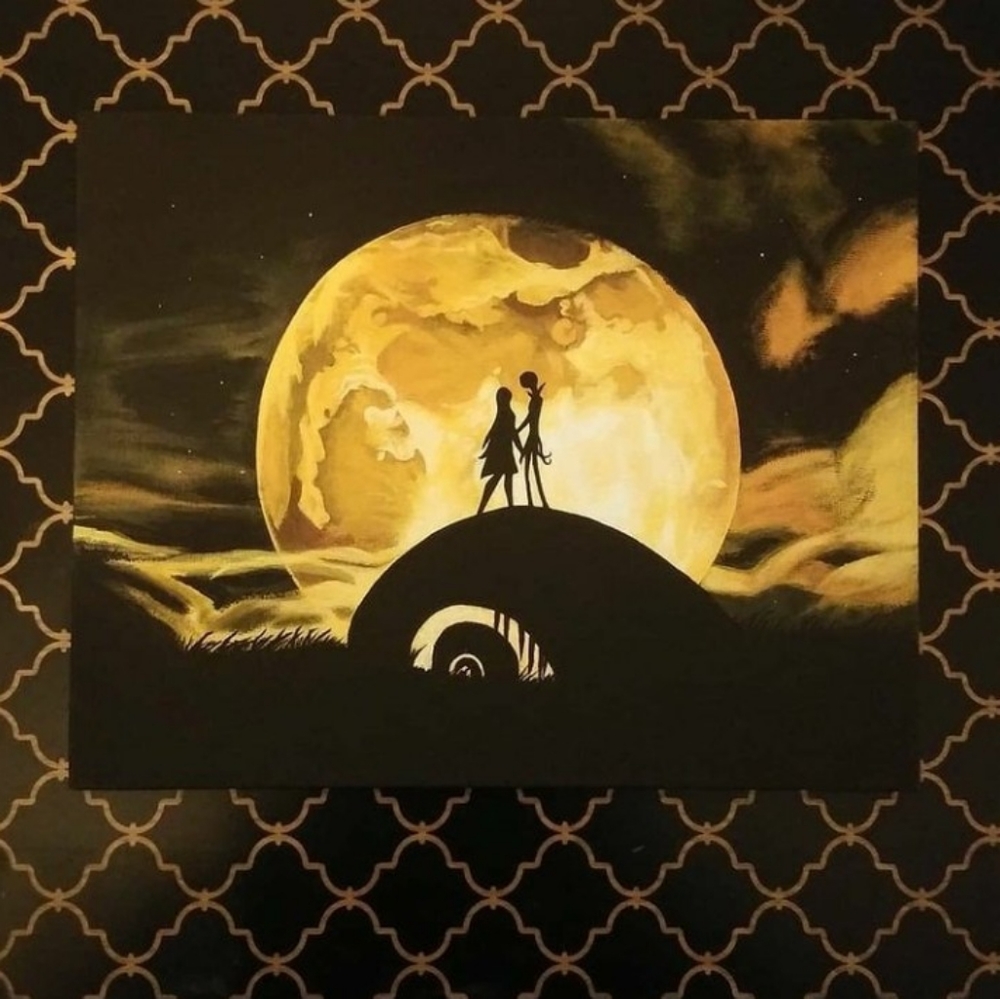 Original Jack & Sally Painting